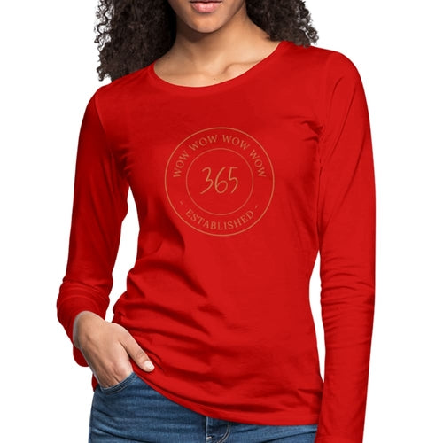 "Wow 356 Established" Long Sleeve Tee